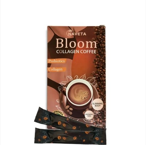Oem/odm Al por mayor Col&aacute;geno en Polvo con Sabor a Chocolate y Fruta Sabor Amargo Para Adelgazar Caf&eacute; Adelgazante en Caja de Empaque
