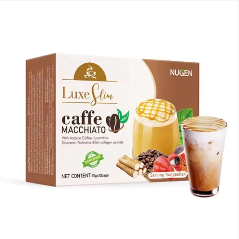 Caf&eacute; instant&aacute;neo de lujo Fili en polvo con sabor a chocolate y az&uacute;car, sabor suave, desintoxicaci&oacute;n corporal, macchiato, en caja para p&eacute;rdida de peso