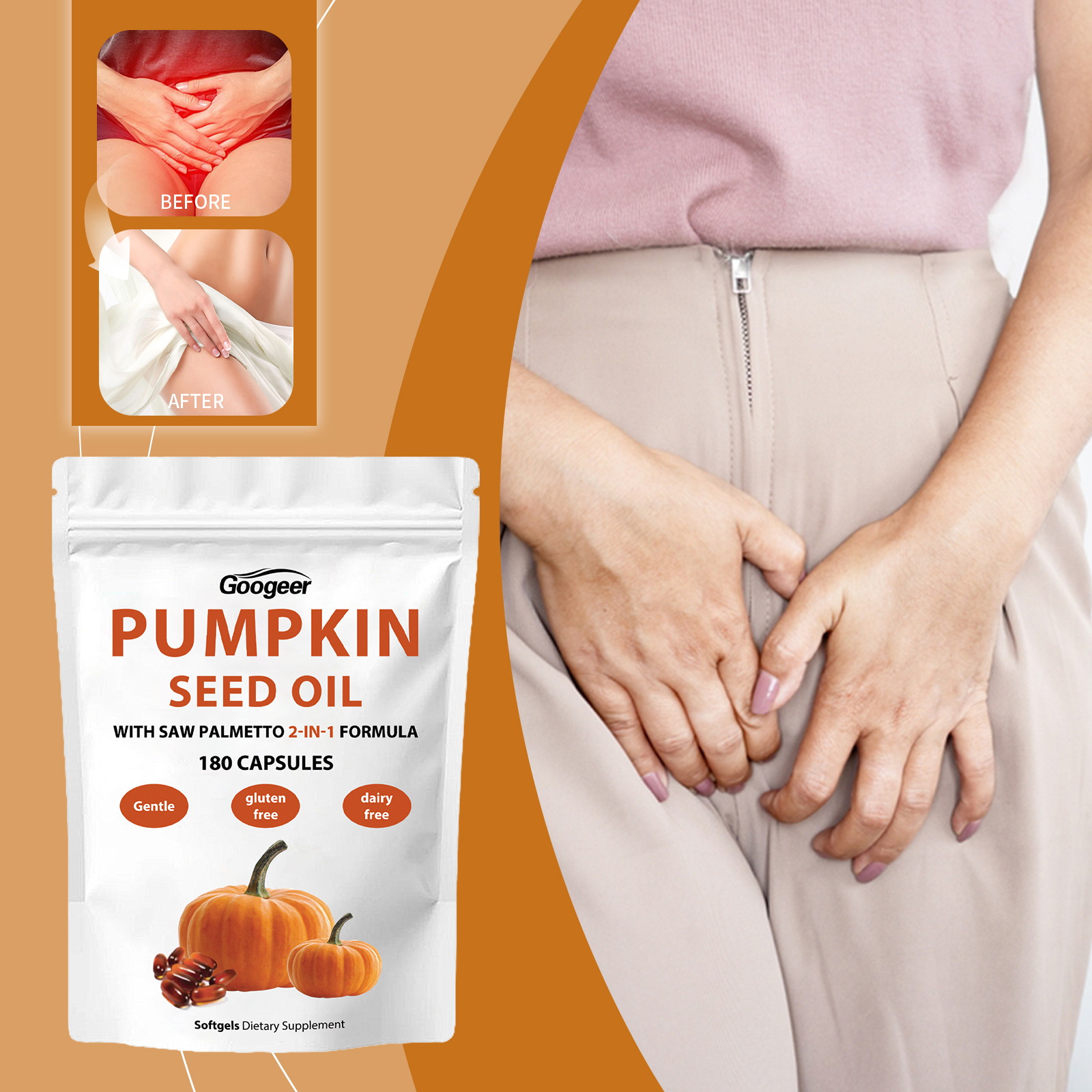 Cápsula blanda de venta caliente extracto de aceite de semilla de calabaza antioxidante suplementos de salud cápsula blanda