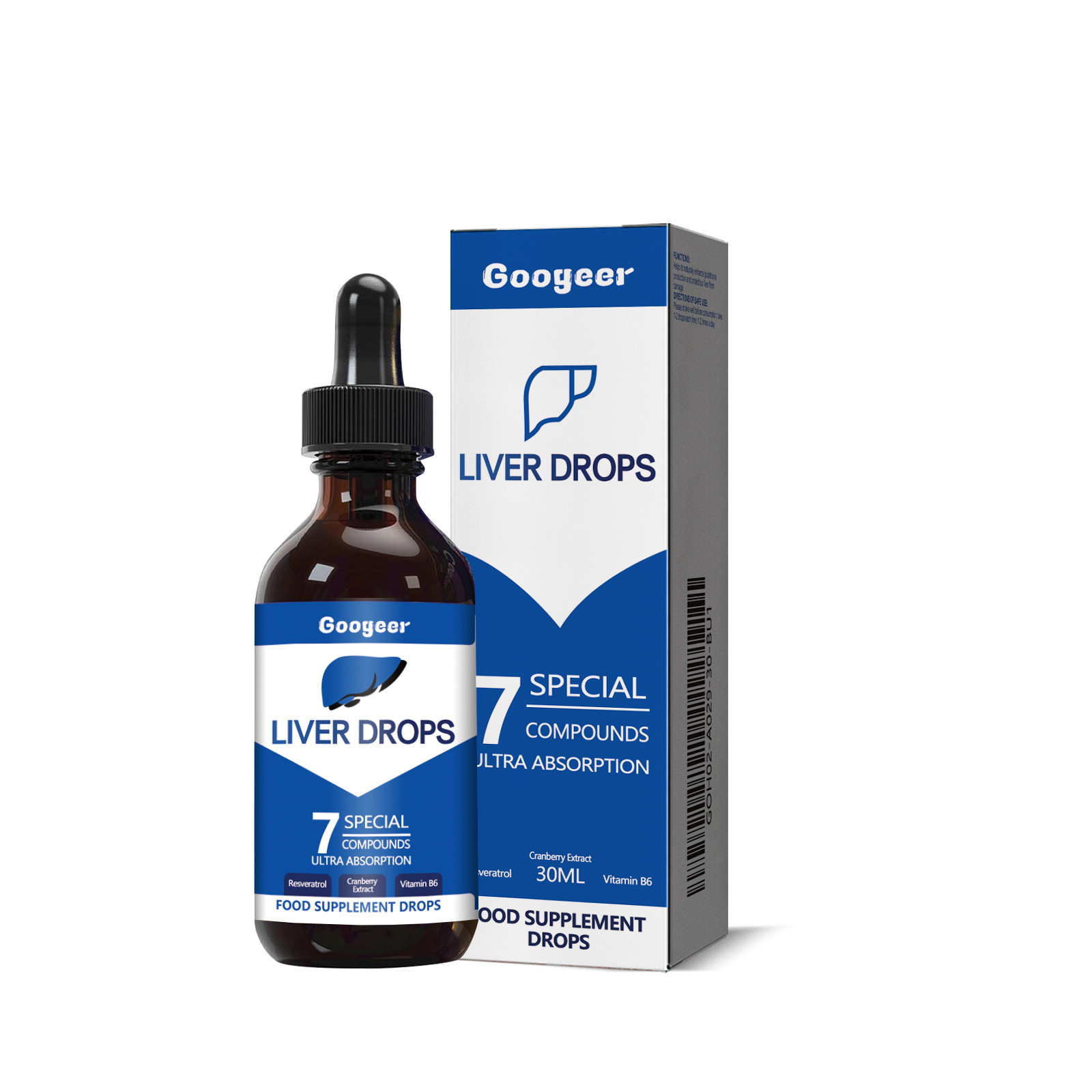 Premium gotas herbales orales de acci&oacute;n r&aacute;pida para el h&iacute;gado, l&iacute;quido, para adultos, limpieza y reparaci&oacute;n, complemento alimenticio