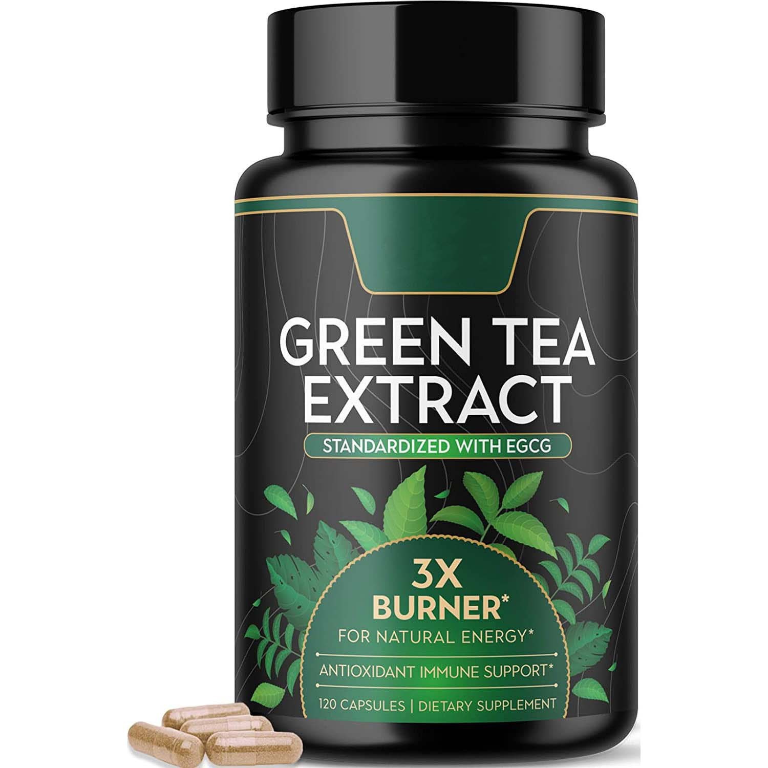 C&aacute;psulas Premium de Extracto de T&eacute; Verde Natural Estandarizado con EGCG para el Manejo del Peso y Energ&iacute;a Diaria