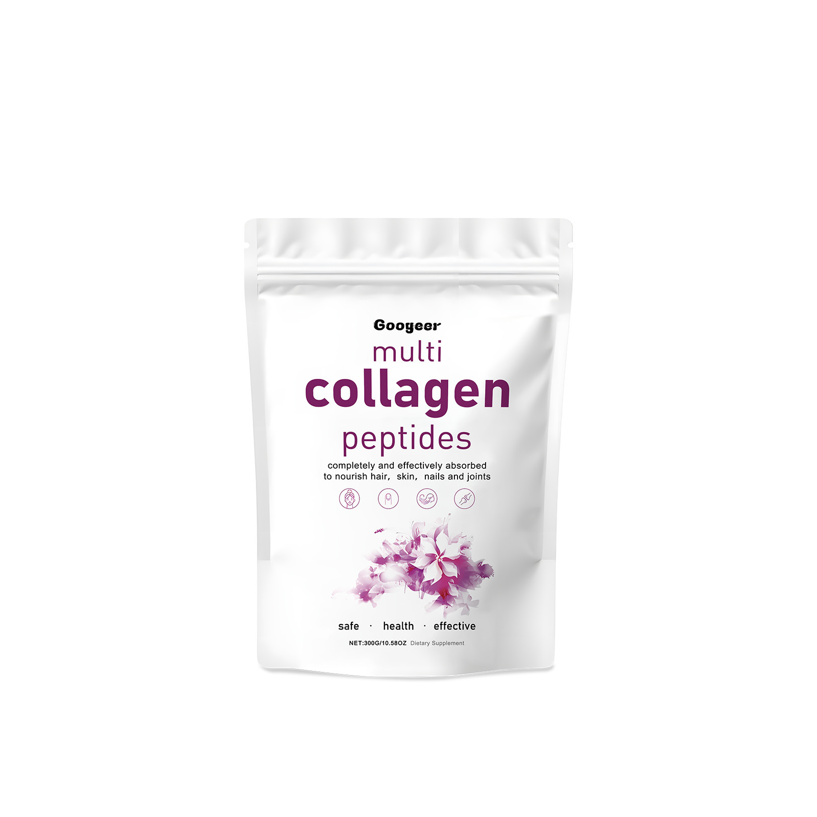 P&eacute;ptidos de Col&aacute;geno en Polvo-Cuidado Diario Naturalmente Radiante Piel Iluminadora Producto de Belleza 300g