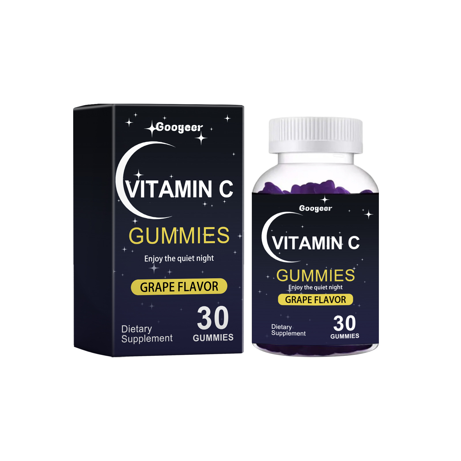 Gomitas para Dormir Infundidas con Vitamina C y 5-htp, 30 Gomitas para la Relajaci&oacute;n Nocturna y el Cuidado Corporal